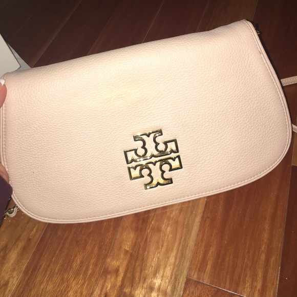 Tory burch Britten cross-body in light oak - Picture 3 of 8